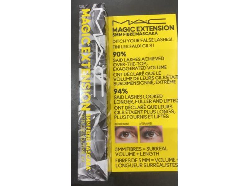 M.A.C Magic Extension 5Mm Fibre Mascara, Extensive Black, 0.37 fl oz/11 mL