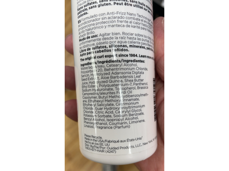 Ouidad Advanced Climate Control All-In-1 Leave-In Conditioner, 8.5 fl oz/250 mL