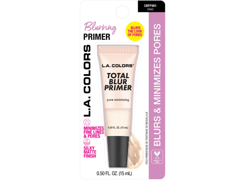 L.A. Colors Total Blur Primer, Clear, 0.50 fl oz/15 mL