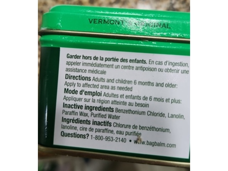 Vermont's Original Bag Balm Skin Moisturizer, 4 oz/113 g