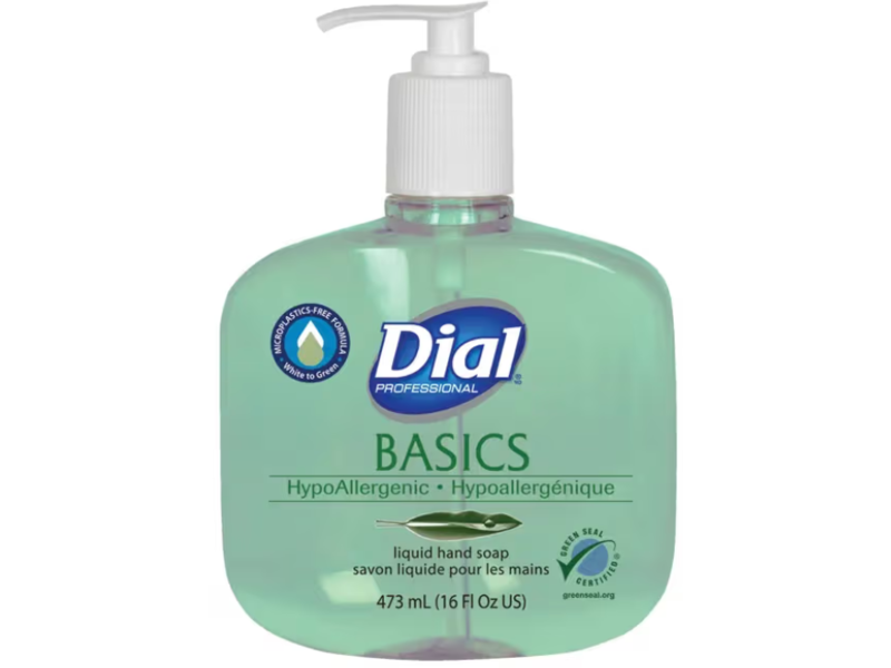 Dial Basics Liquid Hand Soap, 16 fl oz/473 mL