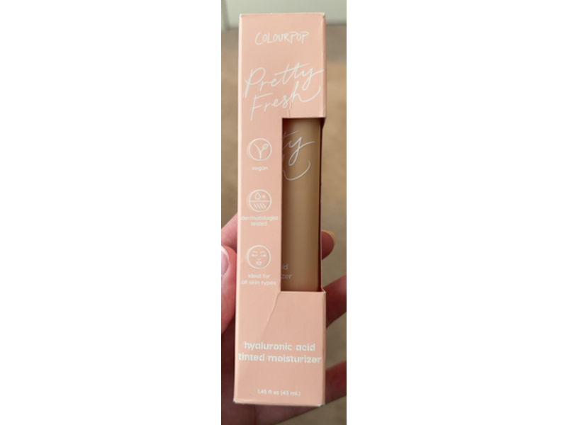ColourPop Pretty Fresh Tinted Moisturizer, Hyaluronic Acid, Light 7W, 1.45 fl oz/43 mL