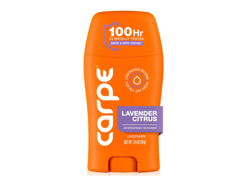 Carpe Underarm Antiperspirant Deodorant, Lavender Citrus, 1.76 oz/50 g