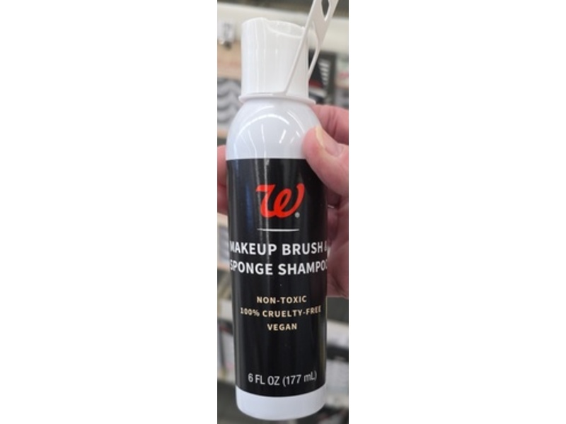 Walgreens Makeup Brush Sponge Shampoo, 6 fl oz/177 mL