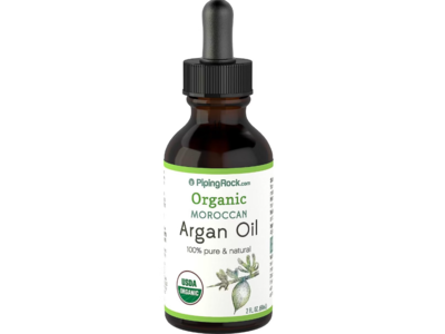 Piping Rock Organic Moroccan Argan Oil, 2 fl oz/59 mL