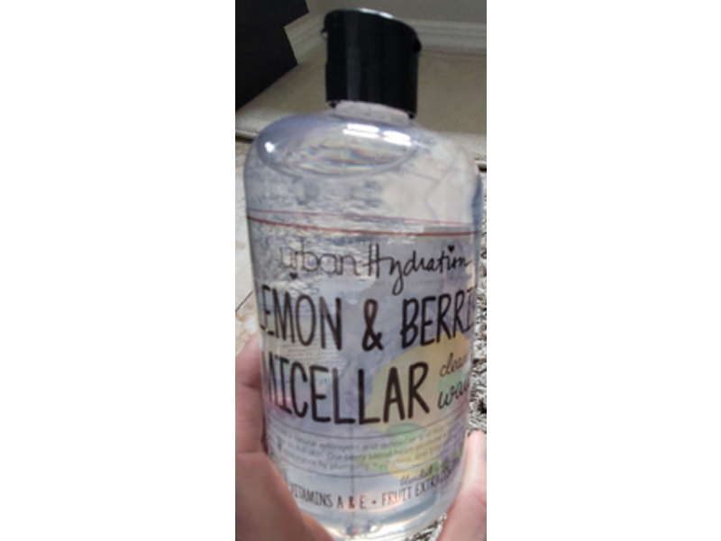 Urban Hydration Micellar Cleansing Water, Lemons & Berries, 16.9 fl oz/500 mL
