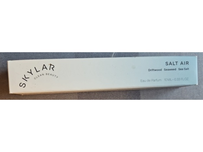 Skylar Salt Air Eau De Parfum, Driftweed Seaweed Sea Salt, 0.33 fl oz/10 mL