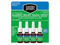 Berkley Jensen Allergy Relief Nasal Spray, 0.62 fl oz/18.2 mL, Pack Of 4 - thumbnail 1