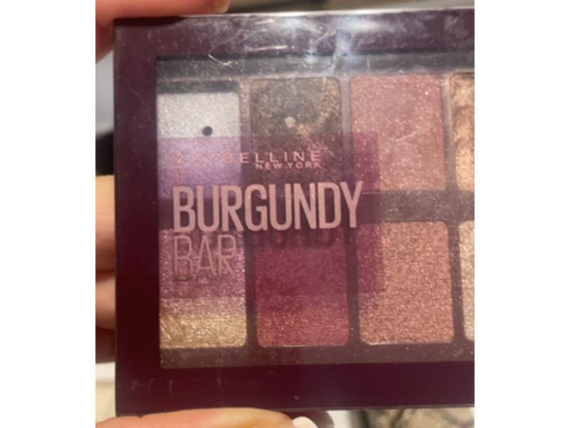 Maybelline Eyeshadow Palette, Burgundy Bar, 9.6 g