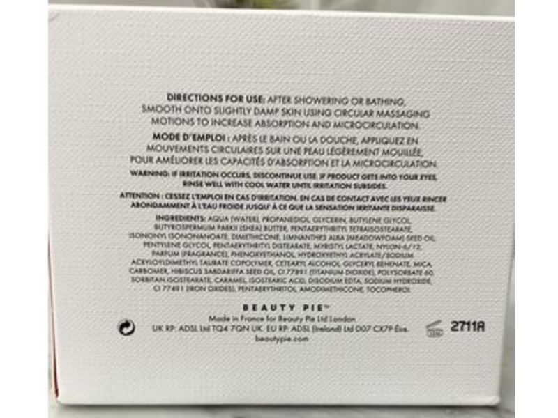 Beauty Pie Super Healthy Skin Deluxe Body Moisture Creme, Softening Hibiscus Flower Oil Droplets & Nourishing Shea Butter, 8.45 fl oz/250 mL