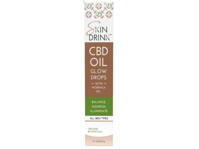 Skin Drink CBD Oil, Moringa Oil, 1 fl oz/30 mL