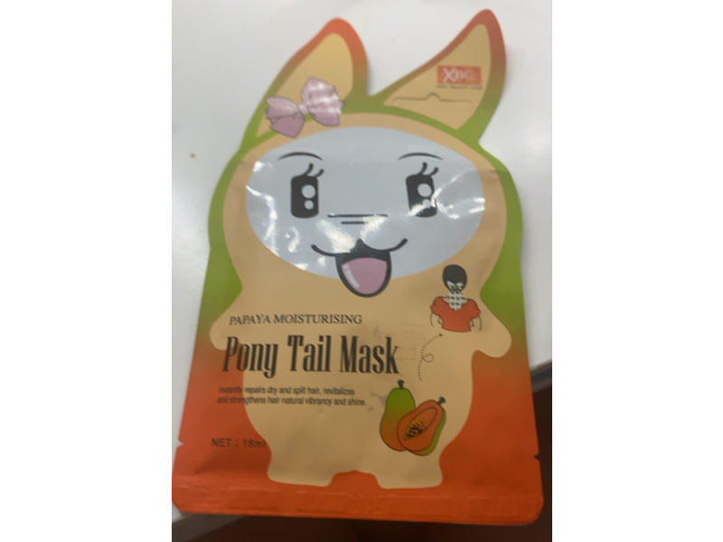Xbc Moisturizing Pony Tail Mask, Papaya, 18 mL