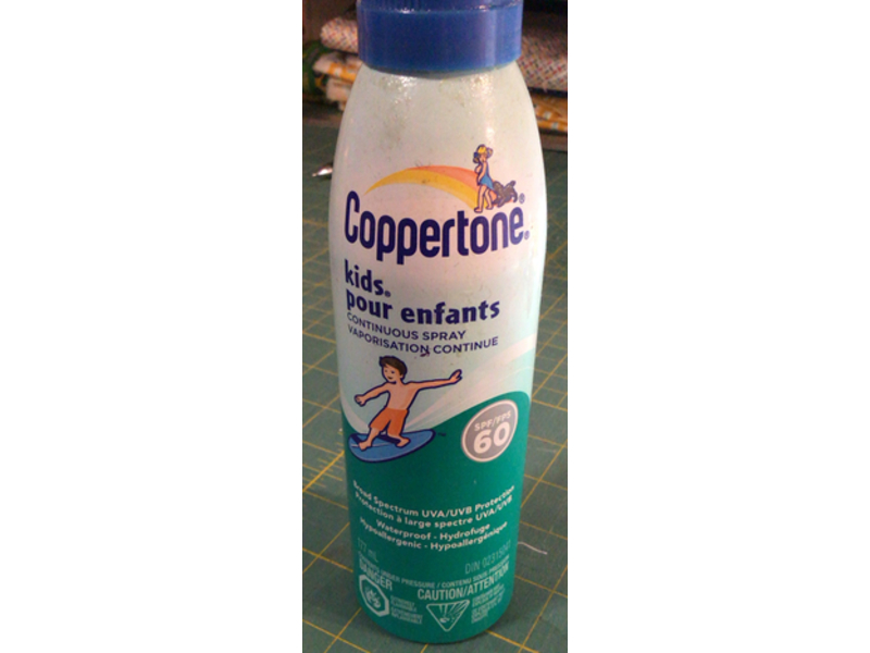 Coppertone Kids Continuous Sunscreen Spray, SPF 60, 177 mL