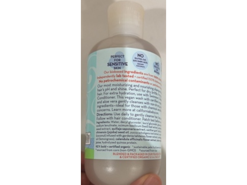 California Baby Shampoo & Body Wash, Swimmer's Defense, 8.5 fl oz/251 mL