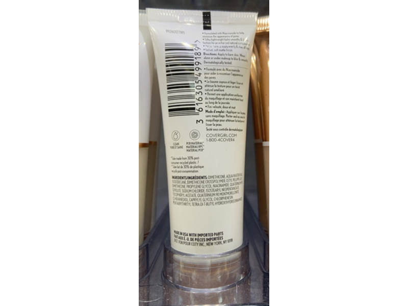 CoverGirl TruBlend Skin Enhancer Primer/Base, Velvet Blur, 0.81 fl oz/24 mL