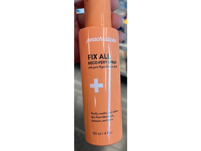 Peach Slices Fix All Recovery Spray, 4 fl oz/120 mL