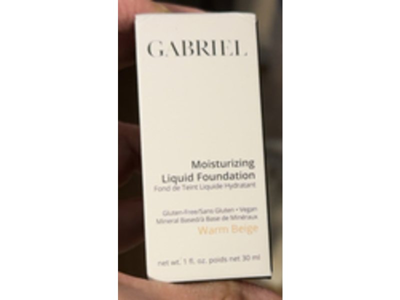 Gabriel Moisturizing Liquid Foundation, Warm Beige, 1 fl oz/30 mL