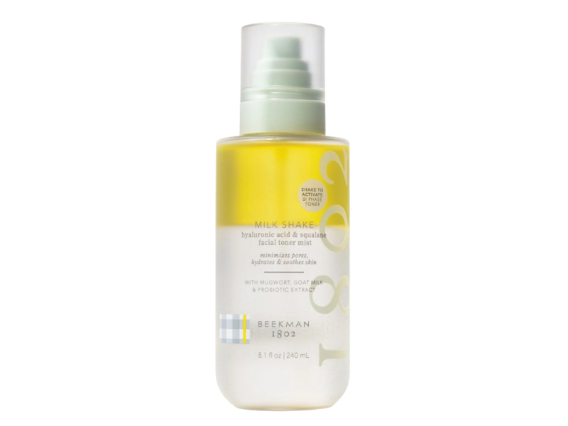 Beekman 1802 Facial Toner, Milk Shake, Hyaluronic Acid & Squalane, 8.1 fl oz/240 mL