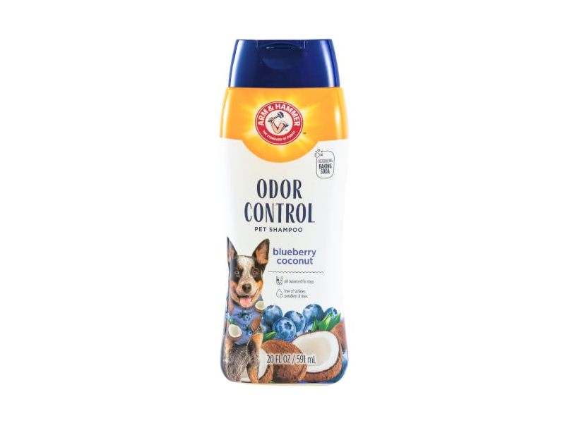 Arm & Hammer Odor Control Pet Shampoo, Blueberry Coconut, 20 fl oz/591 mL