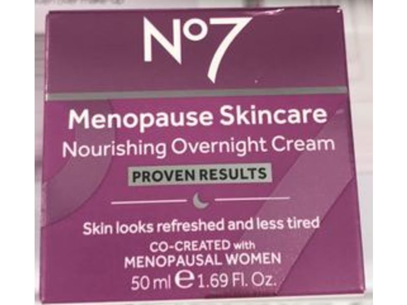 No7 Nourishing Overnight Cream, 1.69 fl oz/50 mL