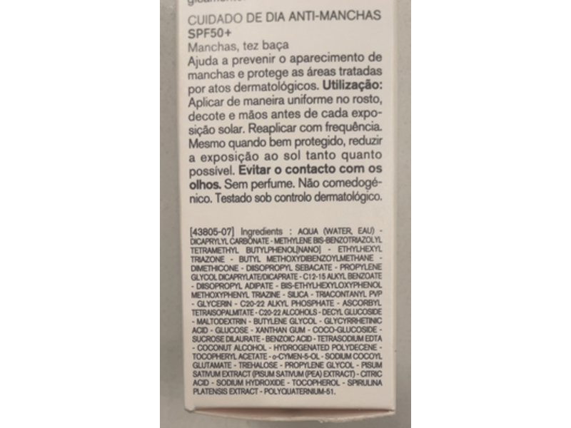 Uriage Depiderm Anti-Dark Spot Daytime Care, SPF 50+, 1 fl oz/30 mL