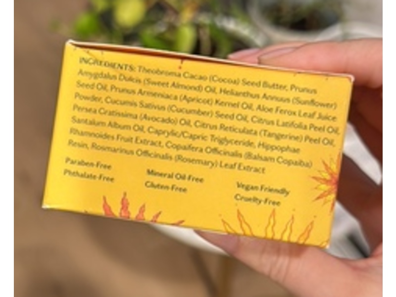 Kate The Sun Stone After Sun Balm & Lotion Bar, Aloe + Sea Buckthorn, 3.5 oz/100 g