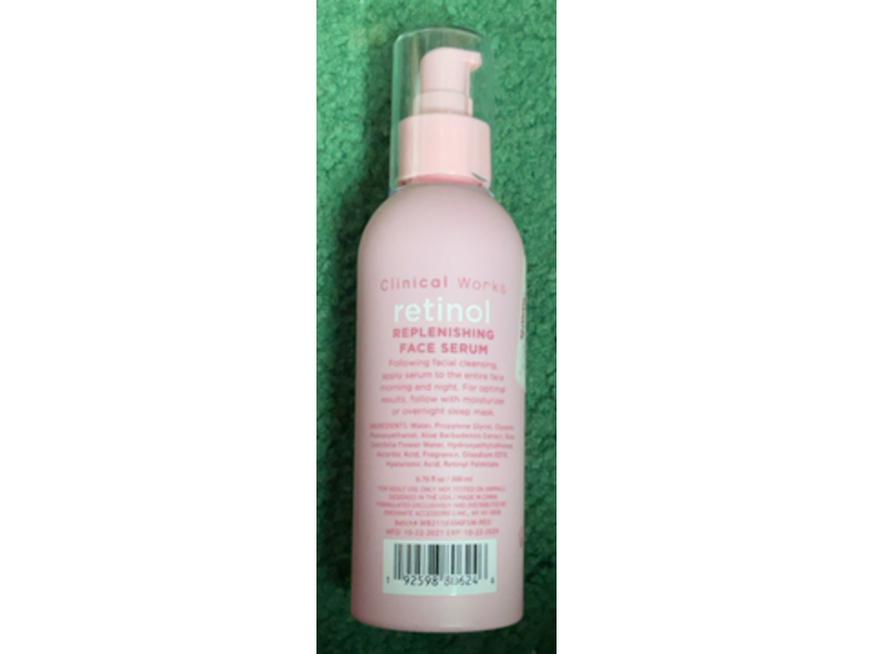 Retinol Replenishing Face Serum, 6.76 fl oz/200 mL