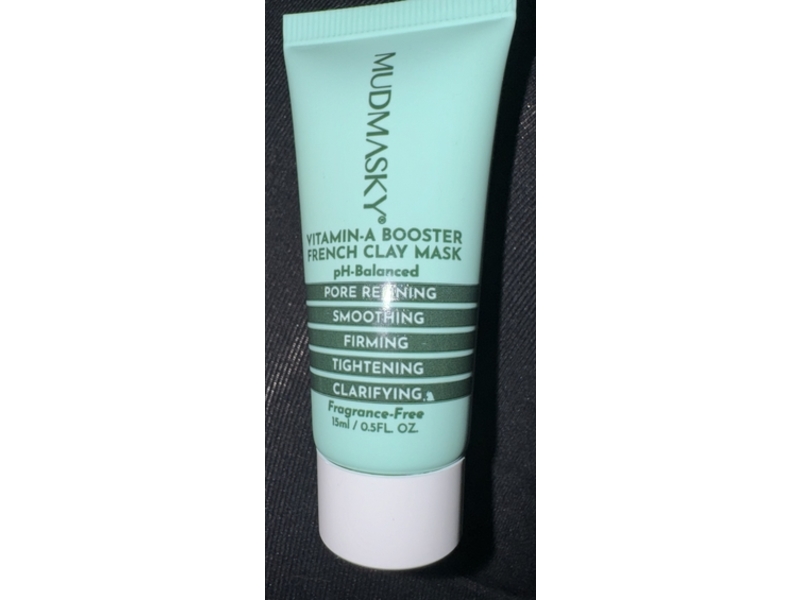 Mudmasky French Clay Mask, Vitamin-A Booster, 0.5 fl oz/15 mL