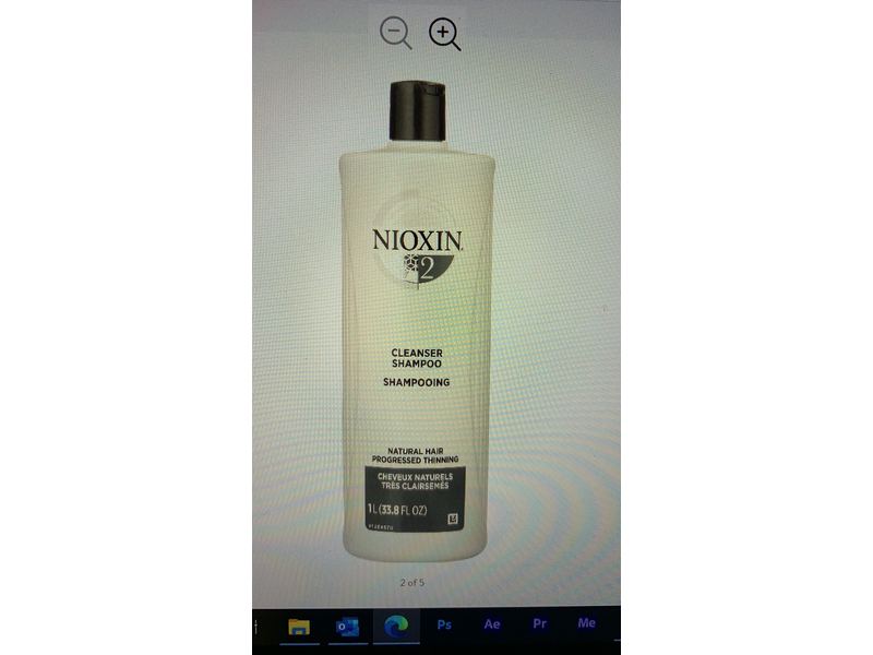 Nioxin Cleanser Shampoo, System 2, 33.8 fl oz/1 L