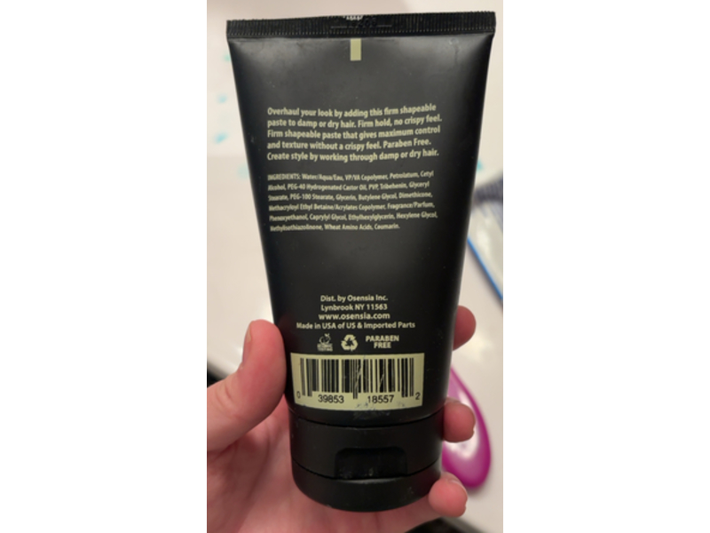 Osensia Overhaul Hair Molding Paste, 4 fl oz/115 mL