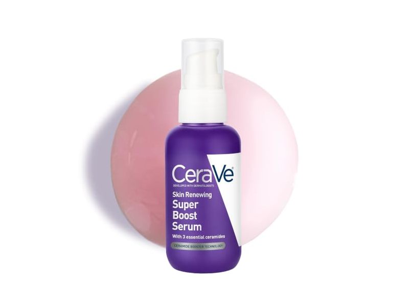 CeraVe Skin Renewing Super Boost Serum, Niacinamide, Peptides, Hyaluronic Acid & Lha, 1.7 fl oz/50 mL