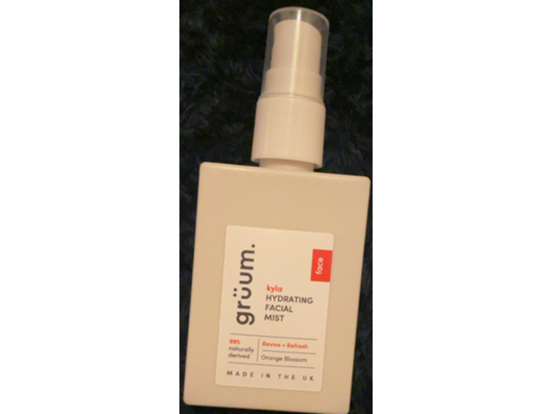 Gruum Kyla Hydrating Facial Mist, Revive + Refresh, Orange Blossom, 50 mL