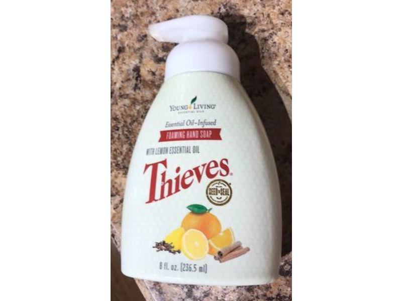 Young Living Thieves Foaming Hand Soap, Lemon Essential Oil, 8 fl oz/236.5 ml, Pack Of 3