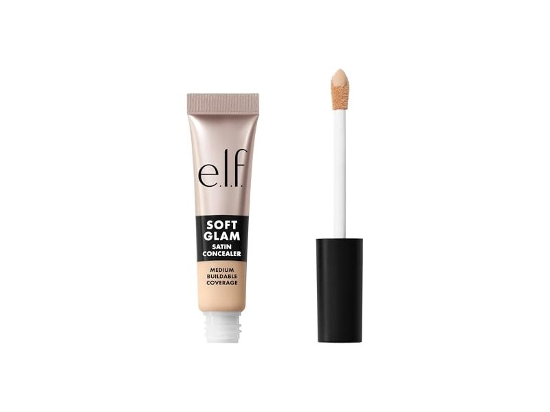 e.l.f. Soft Glam Satin Concealer, 13 Fair Neutral, 0.21 fl oz/6.3 mL