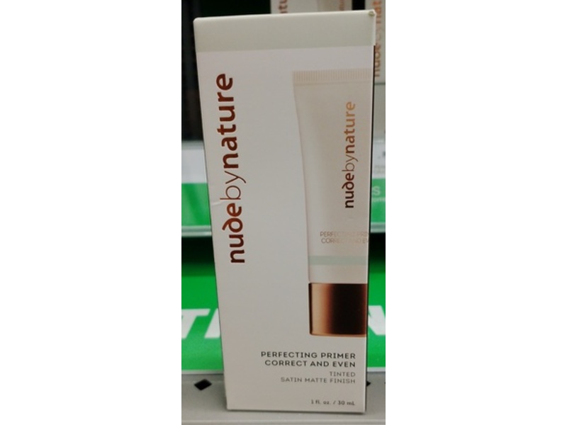Nude By Nature Perfecting Primer Correct & Even Tinted Satin Matte Finish, 1 fl oz/30 mL