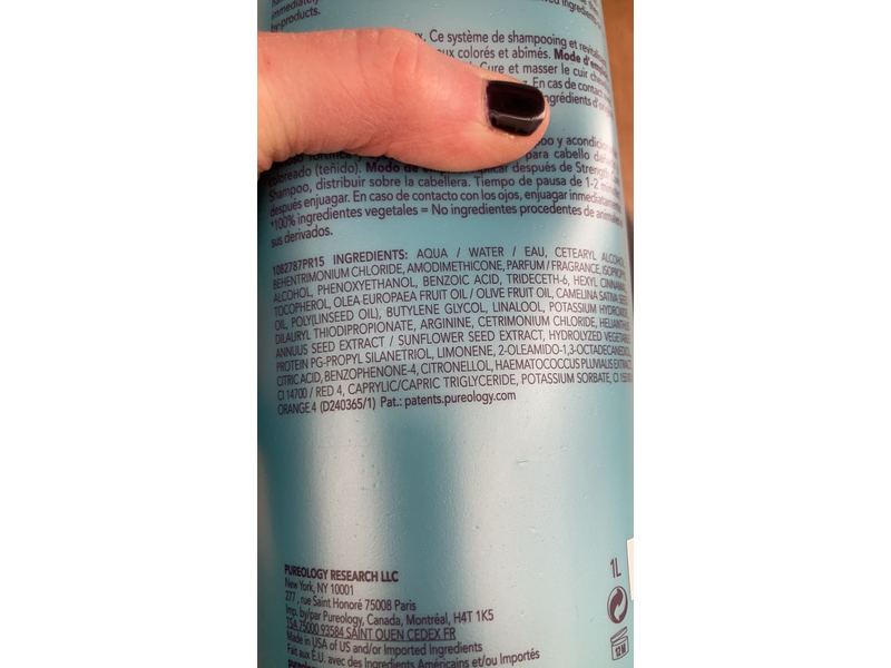 Pureology Strength Cure Shampoo | For Damaged, Color-Treated Hair 1.7 Fl Oz |