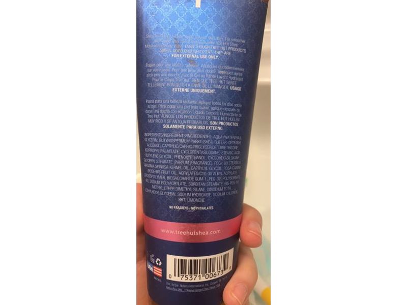 Tree Hut Shea Moisturizing Body Lotion, Moroccan Rose, 9 oz/255 g