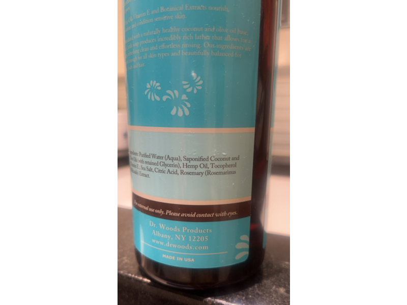 Dr. Woods Baby Mild Castile Soap, All Things Good, 32 fl oz/946 mL