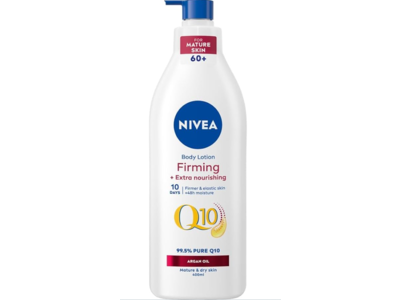 Nivea Firming + Extra Nourishing Body Lotion, Q10 Argan Oil, 400 mL