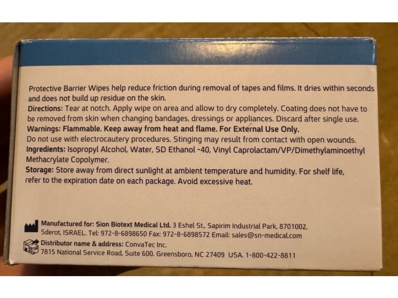 Sionbiotext Protective Barrier Wipes, 100 Count