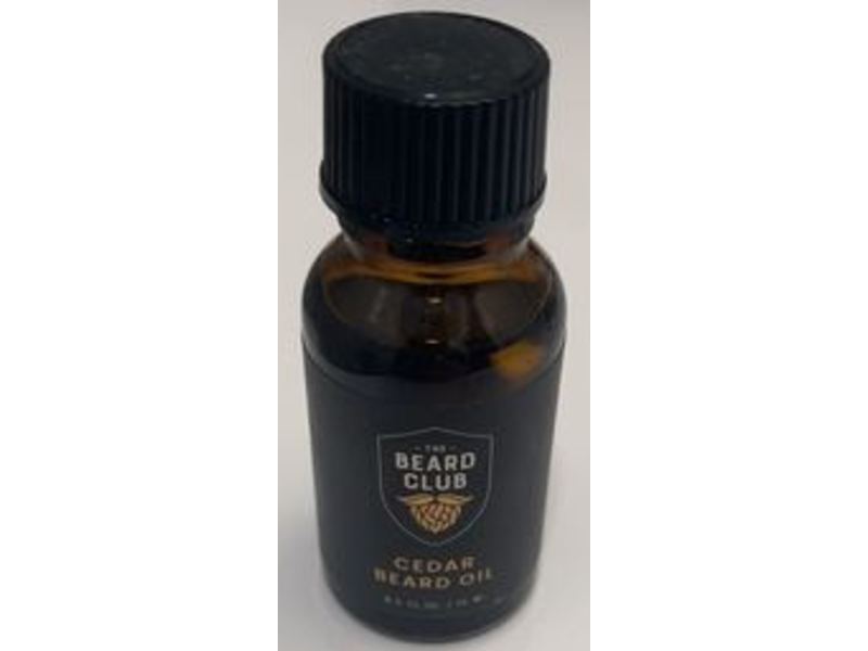 The Beard Club Cedar Beard Oil, 0.5 fl oz/15 mL