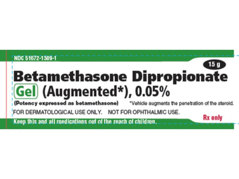 Betamethasone Dipropionate Gel, 0.05%, 50 g, Taro (Rx)