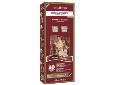Surya Brasil Henna Powder, Brown, 1.76 oz/50 g