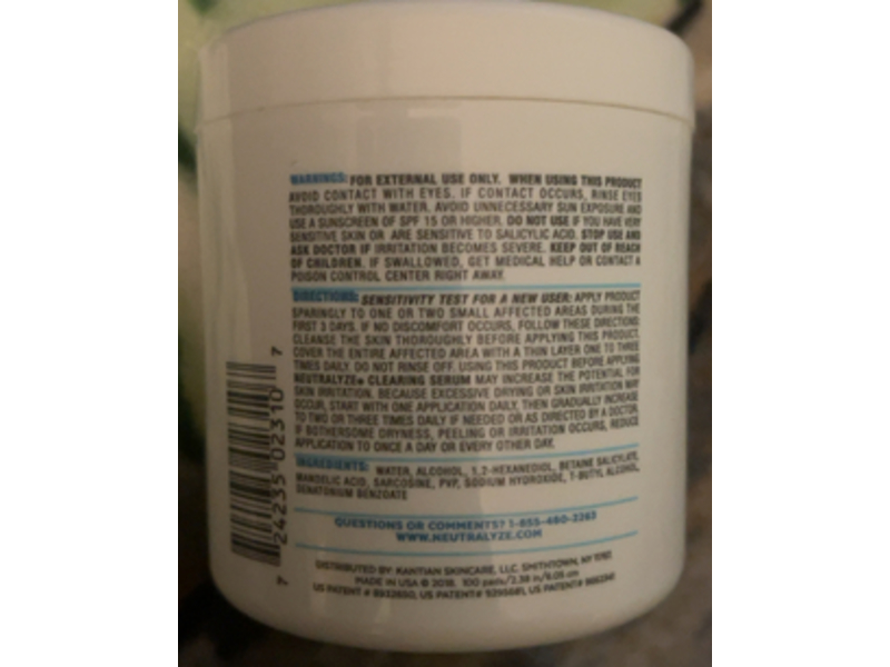 Neutralyze Exfoliating Acne Wipes, 100 Count