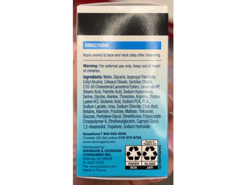 Neutogena Hydro Boost Water Cream, 0.5 fl oz/14 mL