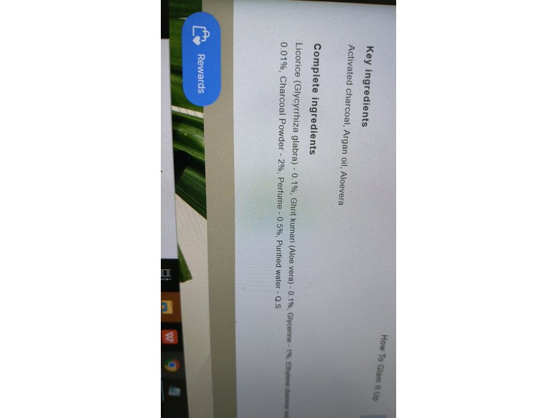 Glamveda Activated Charcoal Peel-Off Mask, Argan Oil & Aloe Vera, 100 g