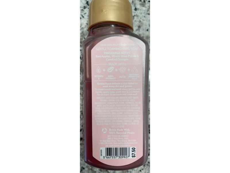 Bath & Body Works Gentle Foaming Hand Soap, Winter Candy Apple, 8.75 fl oz
