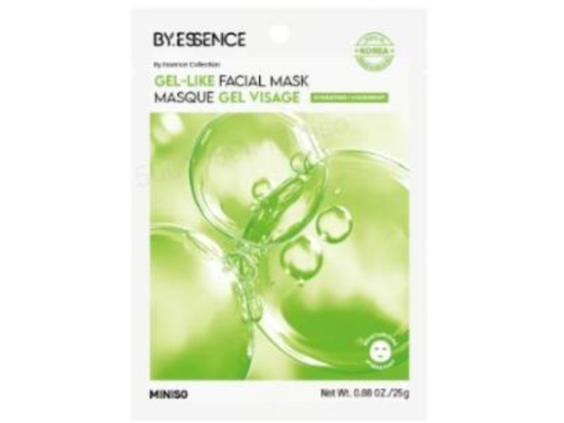 Miniso By Essence Gel-Like Skin Condition Facial Mask, Centella, 0.88 oz/25 g