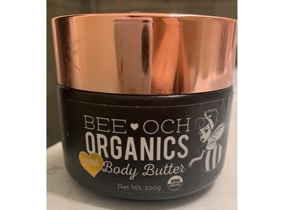 Bee Och Organics Body Butter, Citrus, 100 g