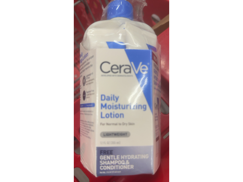 CeraVe Daily Moisturizing Lotion + Shampoo & Conditioner Set